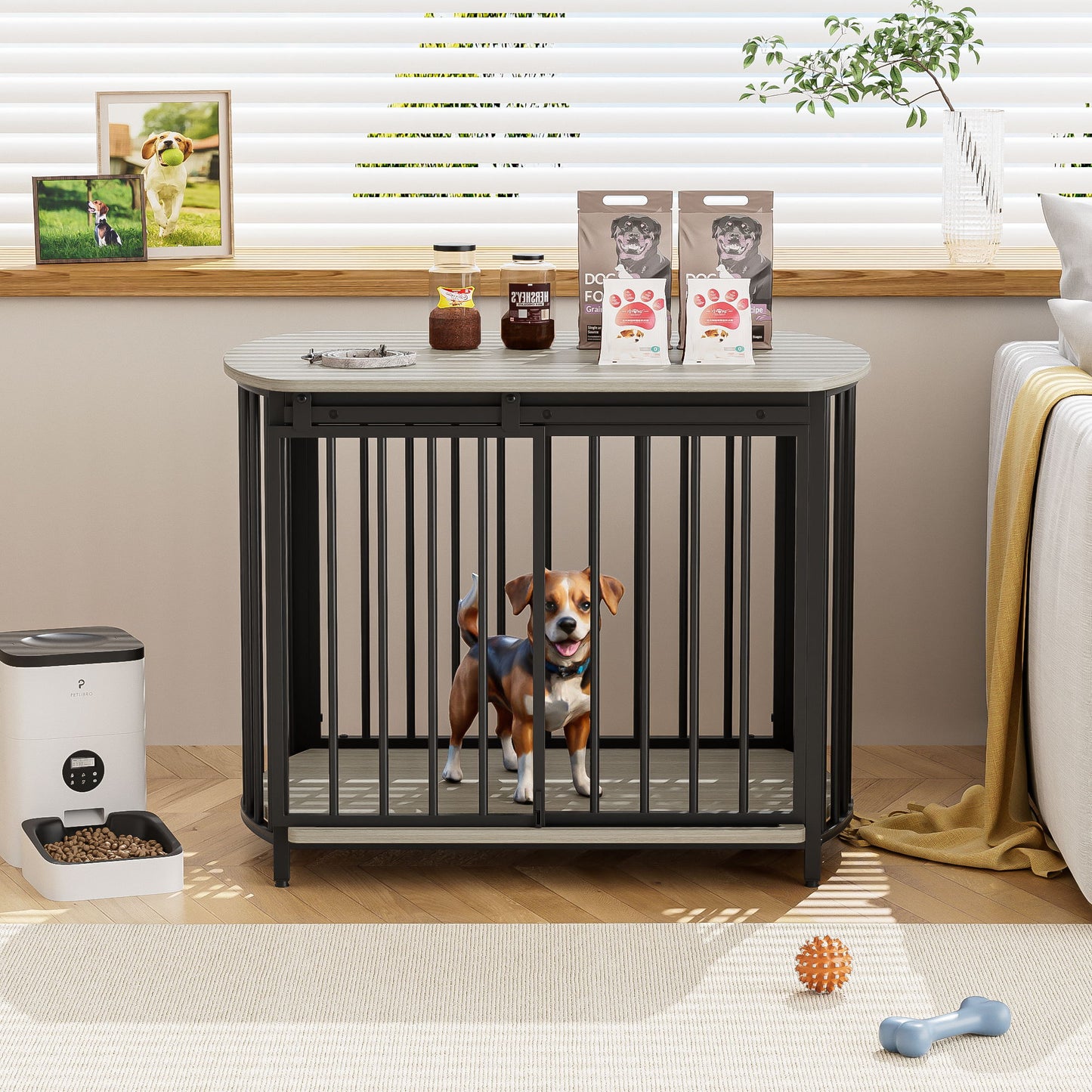 Furniture Style Dog Crate For Small And Medium Dogs
