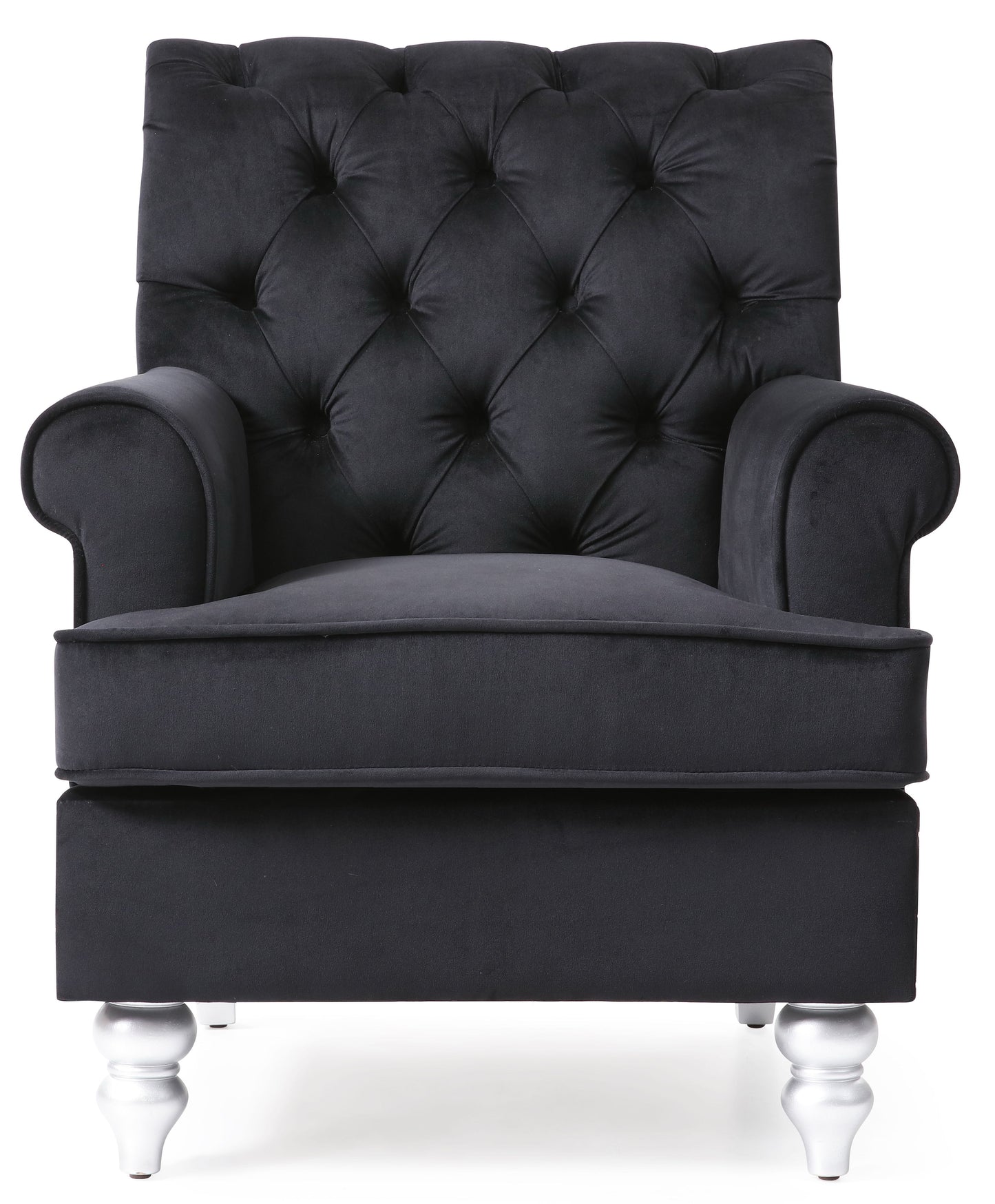 Elegant Round Arm Traditional Chair
