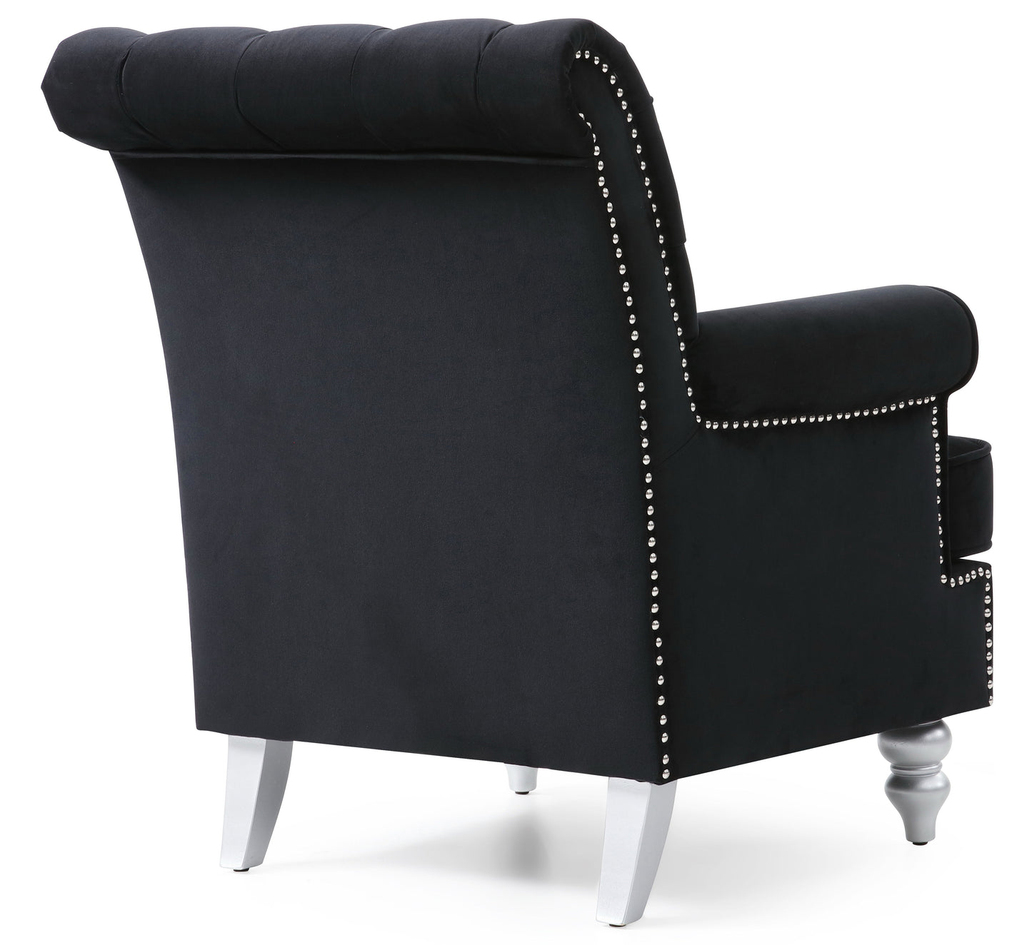 Elegant Round Arm Traditional Chair
