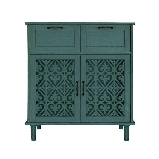 2 Door 2 Drawer Elegant Cabinet