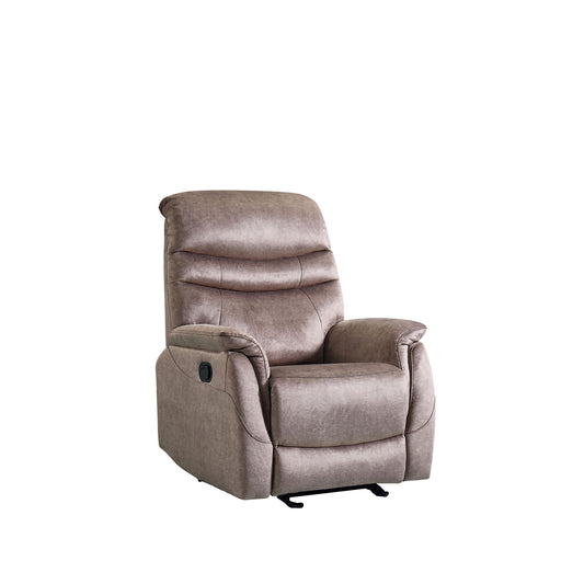 Rocking Recliner Chair For Living Room, Adjustable Modern Recliner Chair, Recliner Sofa With Lumbar Support, Classic And Traditional Recliner Chair With Comfortable Arm And Back Sofa - Dark Gray