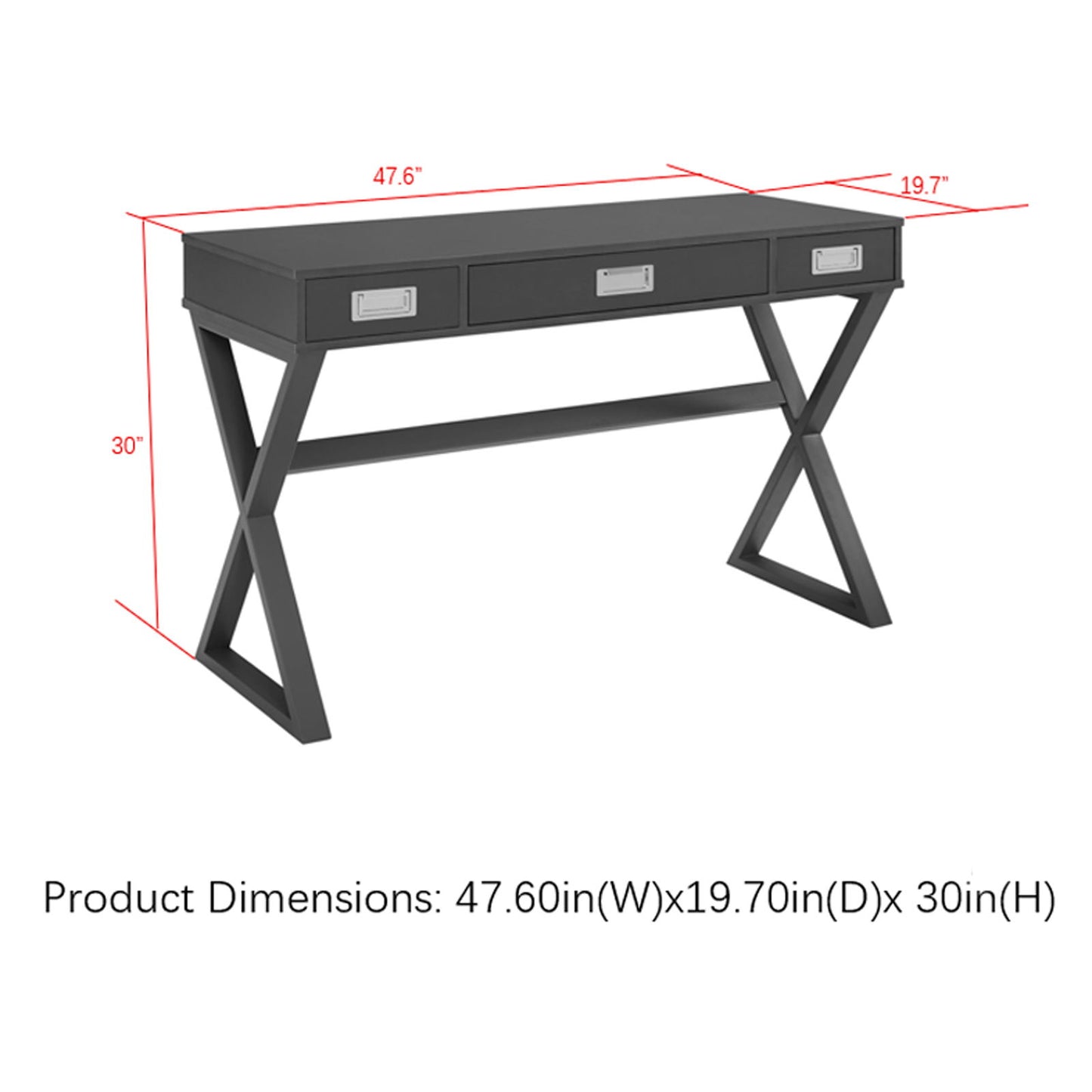 Crossmark - Campaign Desk - Dark Gray