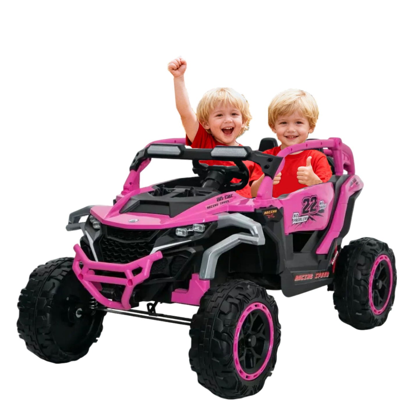 Ride On Kids Electric Truck With Remote Control, Front & Rear Suspension