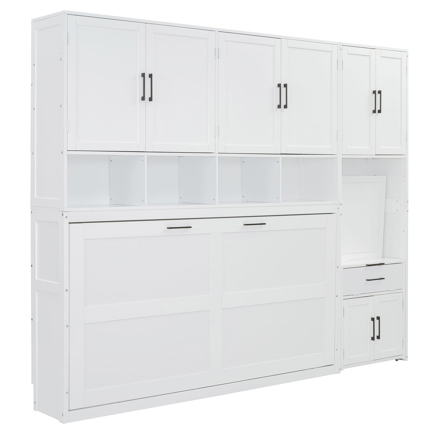 Murphy Wall Bed With Closet, Drawers & Desk
