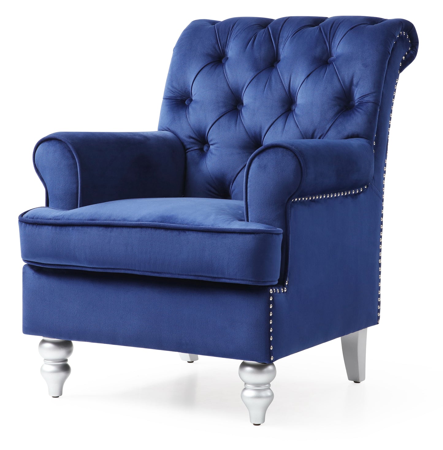 Elegant Round Arm Traditional Chair