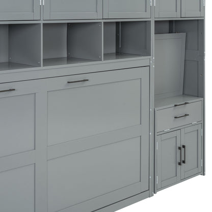 Murphy Wall Bed With Closet, Drawers & Desk
