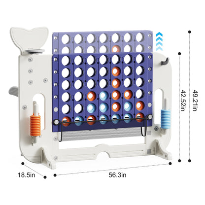 4 To Score Giant Game Set With Mesh Bag & Jumbo Connect 4