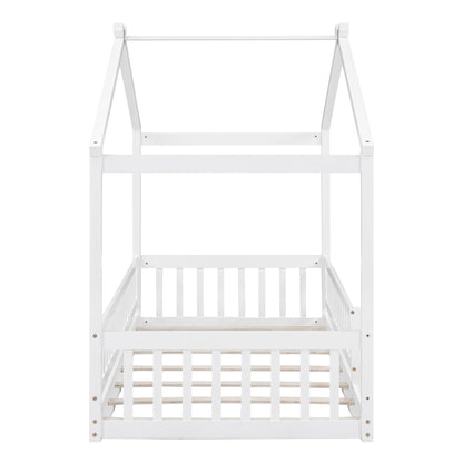Bed House Bed Frame With Fence