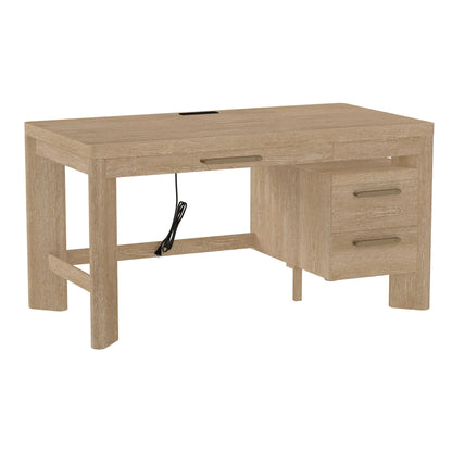 Desk With Contemporary Style - Tan