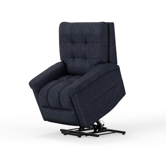 Velour - Power Lift Chair - Blue