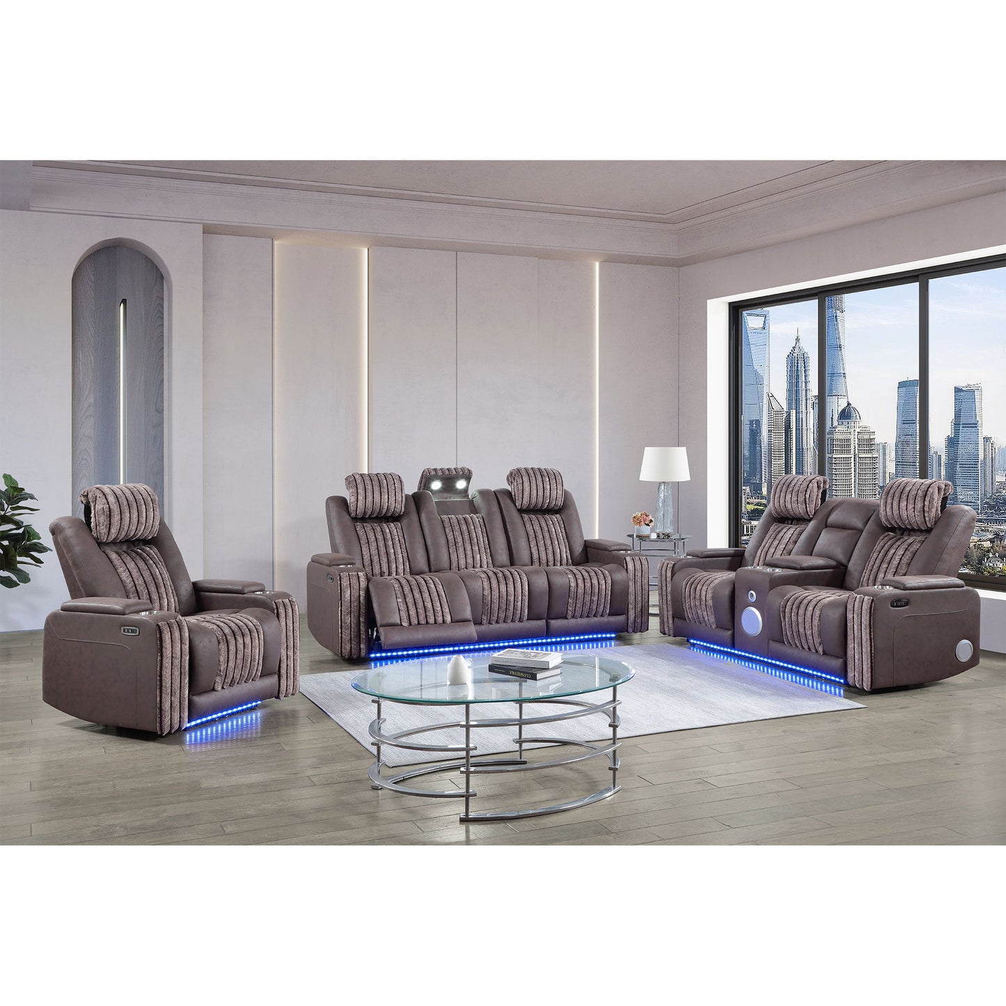 Duran - Power Recliner With Power Headrest