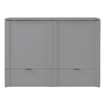 Murphy Bed With Drawer And A Set Of Sockets & USB Ports, Pulley Structure Design