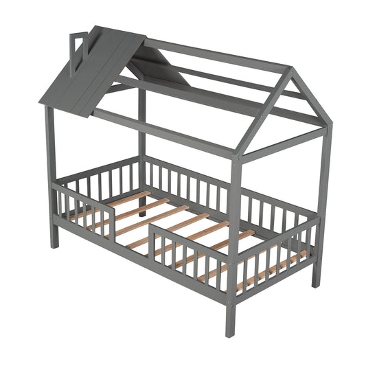 House Bed With Fence