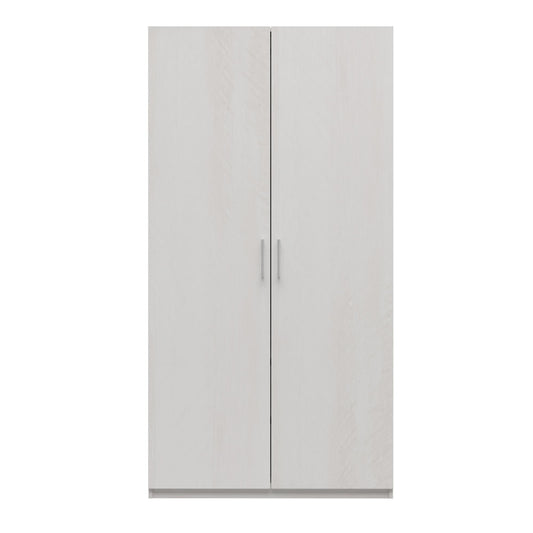 Suite Style Modular Extra Wide Wardrobe With Drawers - White