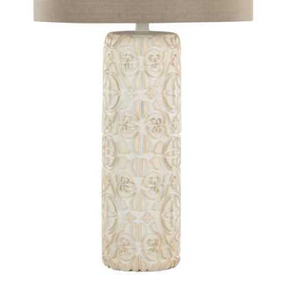 Charlotte - Contemporary Table Lamp (Set of 2) - Taos Brown / Beige