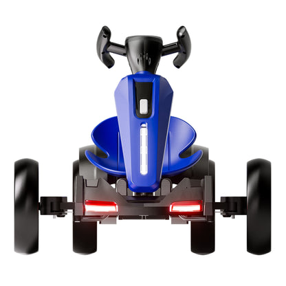 Electric Kids Pedal Go Kart With Adjustable Seat, Foldable Design