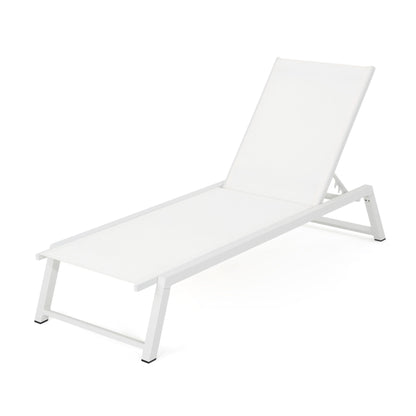 Myers - Chaise Lounge - White