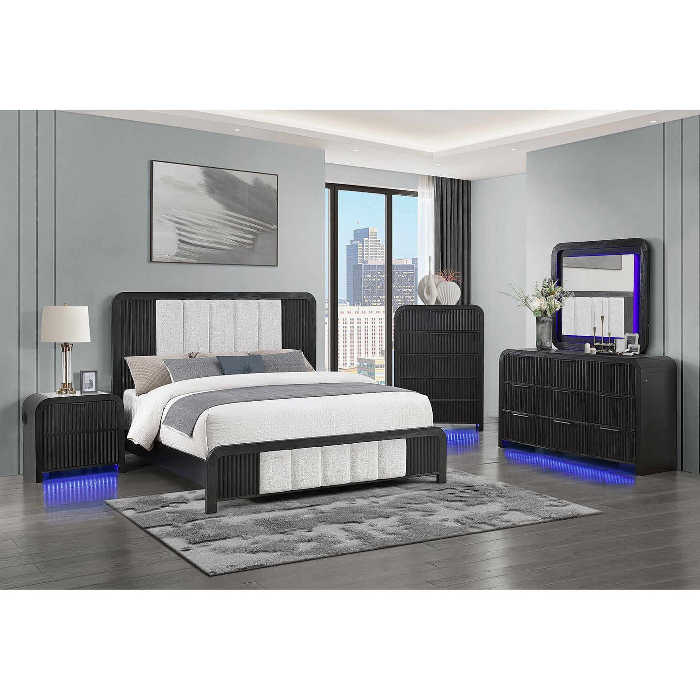 Beverly - 5 Piece Bedroom Set With Cooler