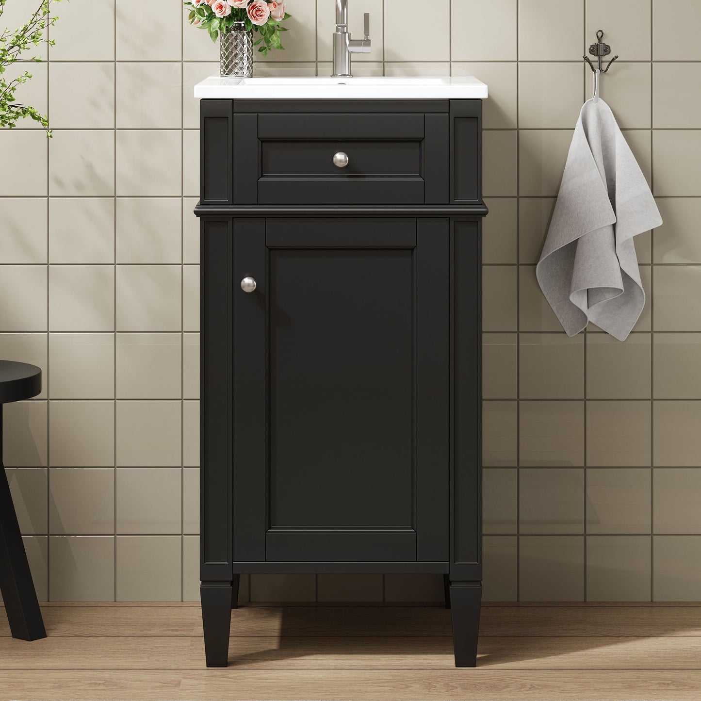French Style Bathroom Vanity With Sink