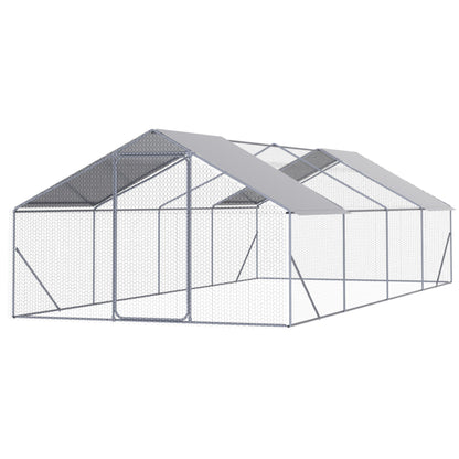 Outdoor Chicken Coop Metal Big Space