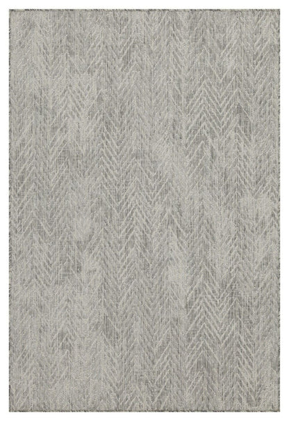 Sunshine - 5'3" X 7'3" Indoor, Outdoor Area Rug - Silver