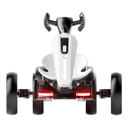 Electric Kids Pedal Go Kart With Adjustable Seat, Foldable Design