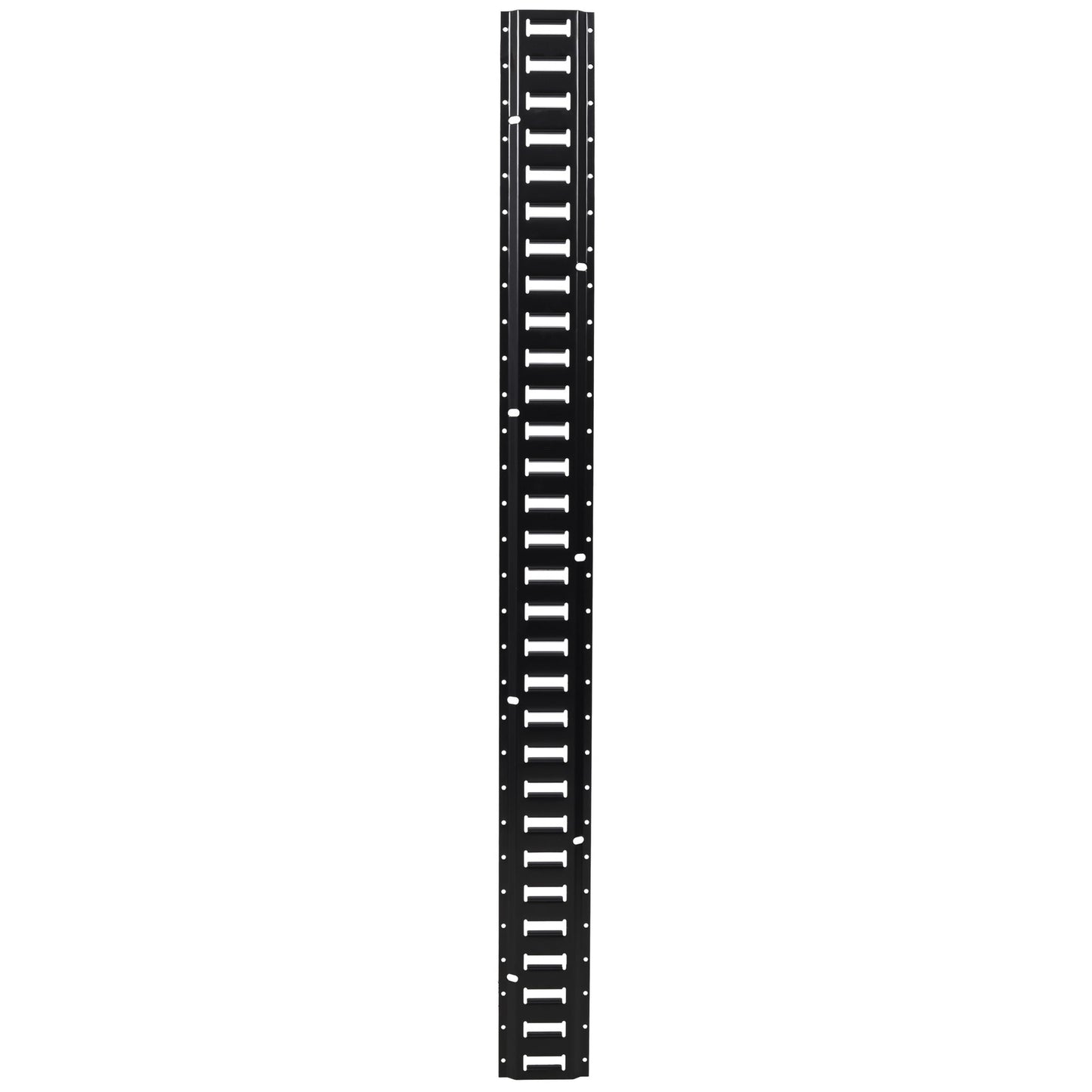 12 Pieces E Track Tie-Down Rail Kit For Trucks, Vans, Garages - Black