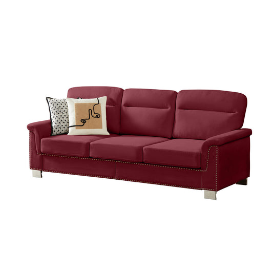 3 Seater Elegant Stationary Sofa