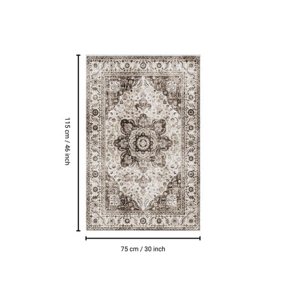 Fenix - Accent Rug, Elegant Design - Ivory / Taupe