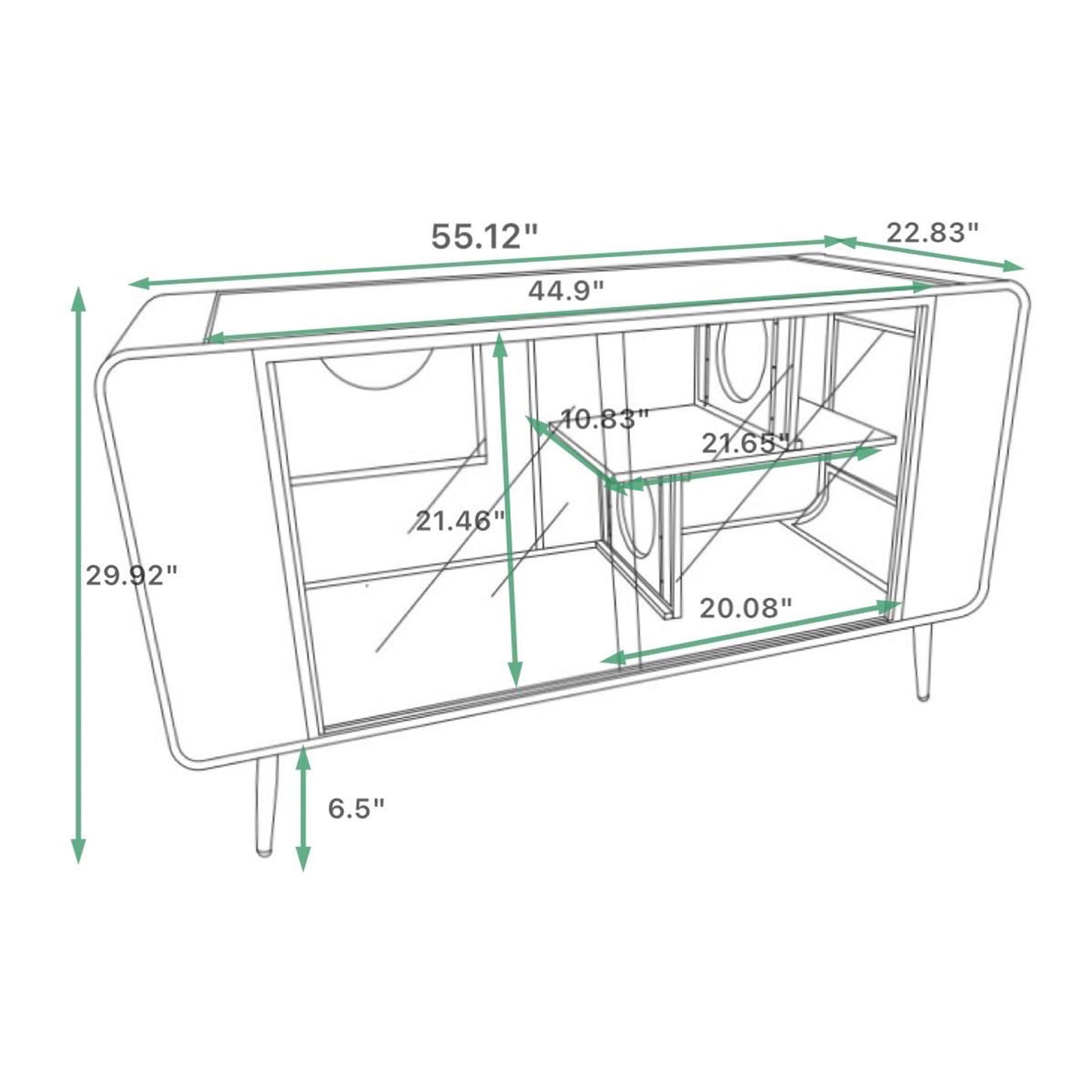 Cat House With Tempered Glass