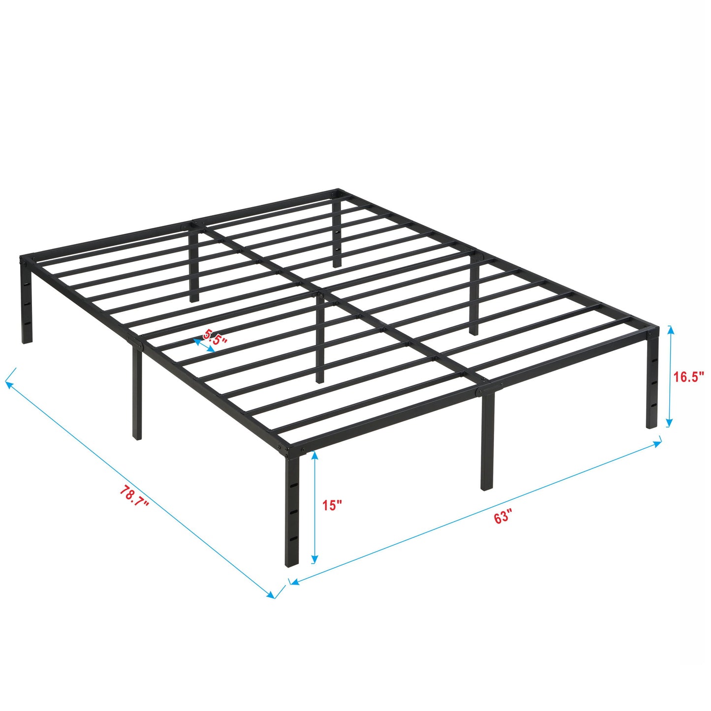 Queen Size With Quiet Support - Black