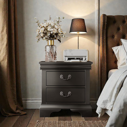 Nightstand With 2 Drawers