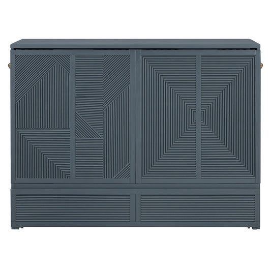 Murphy Bed With Large Drawer, USB Ports And Outlets