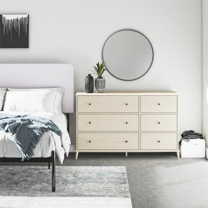 Farnsworth - 6 Drawer Dresser - Ivory