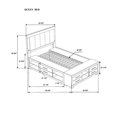 Emilia - Bed With Storage And LED Lighting