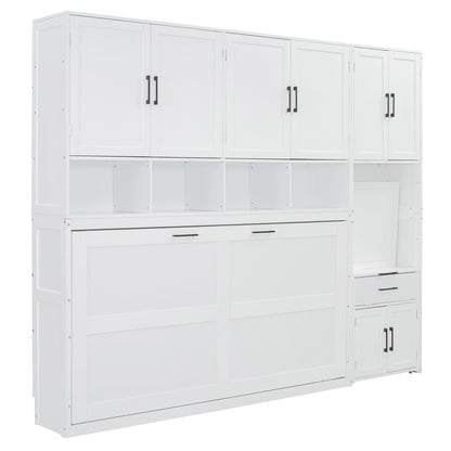 Murphy Wall Bed With Closet, Drawers & Desk