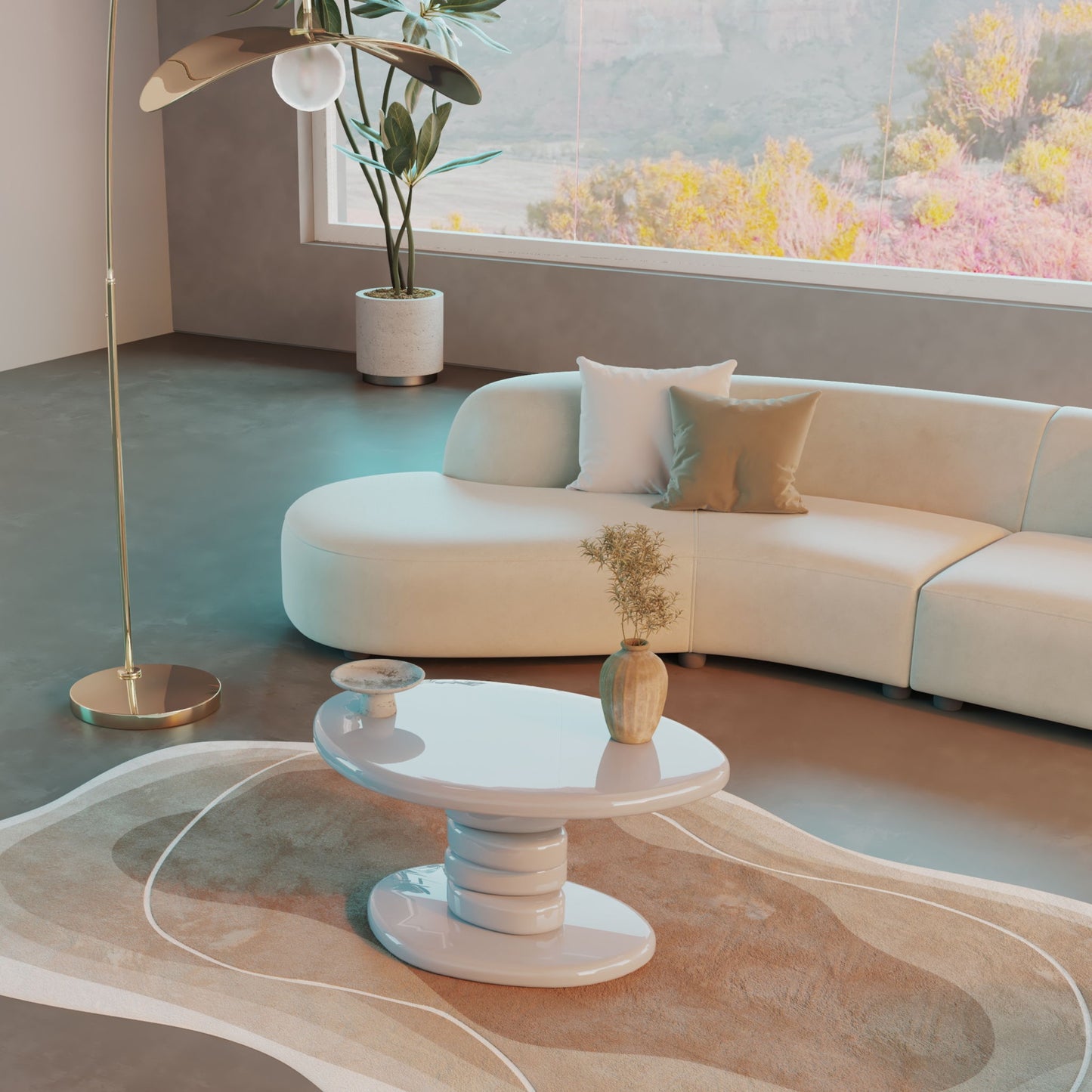 Cobblestone End Table