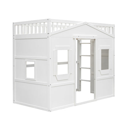 House Loft Bed With Ladder