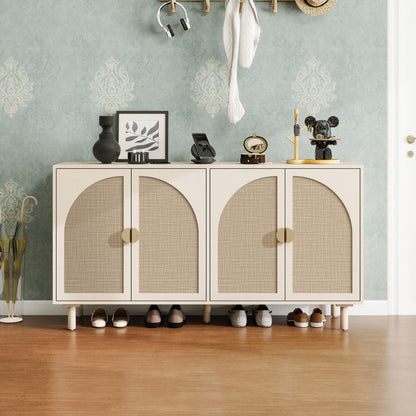 4 Door Cabinet, Customizable Storage System