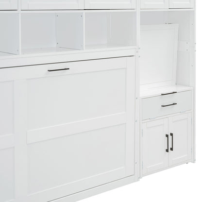 Murphy Wall Bed With Closet, Drawers & Desk
